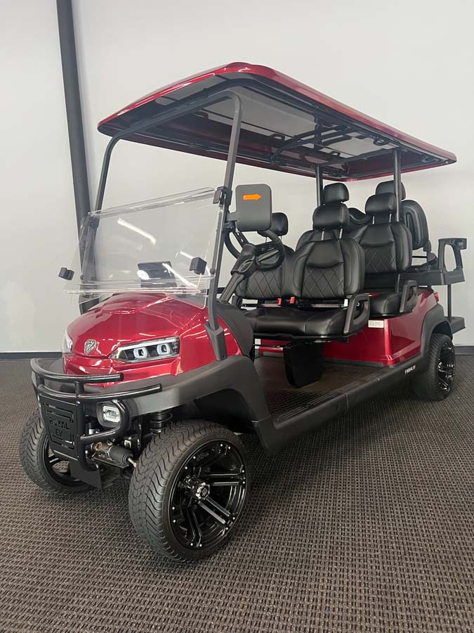 48-Volt C6 6-Seater Golf Cart with Lithium Battery  by Royal EV 