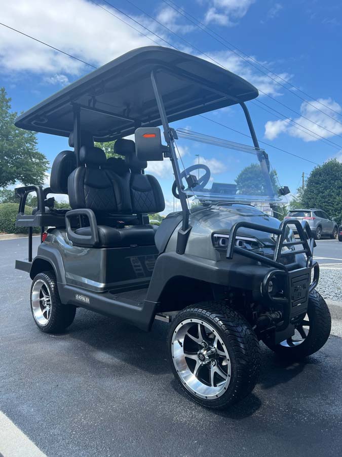 48-Volt C4 4-Seater Golf Cart with Lithium Battery by Royal EV 