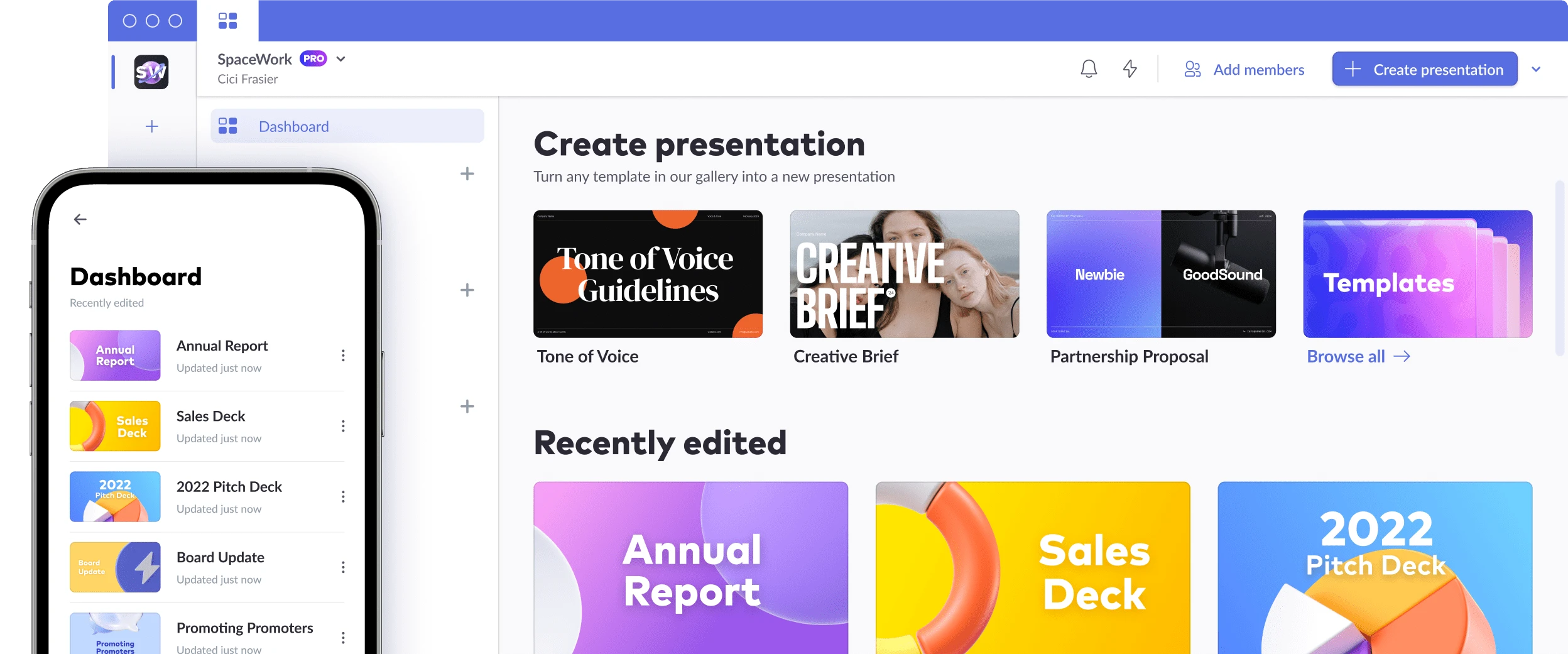 examples of presentation program