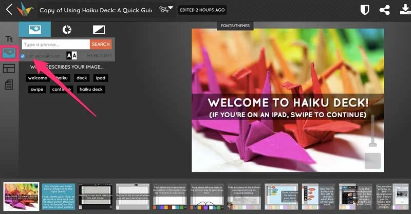 HAIKU DECK is eighth in the list of best presentation software tools