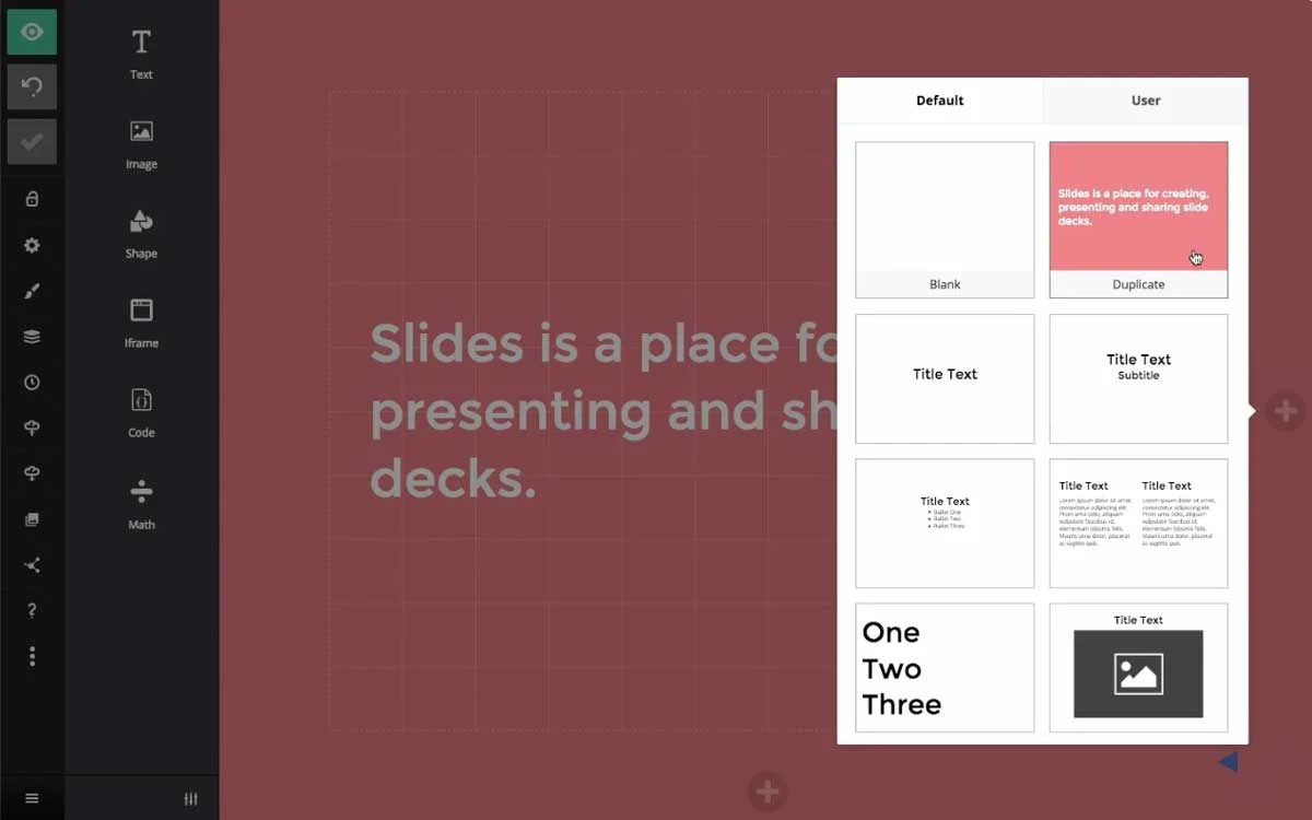 designing presentation tools