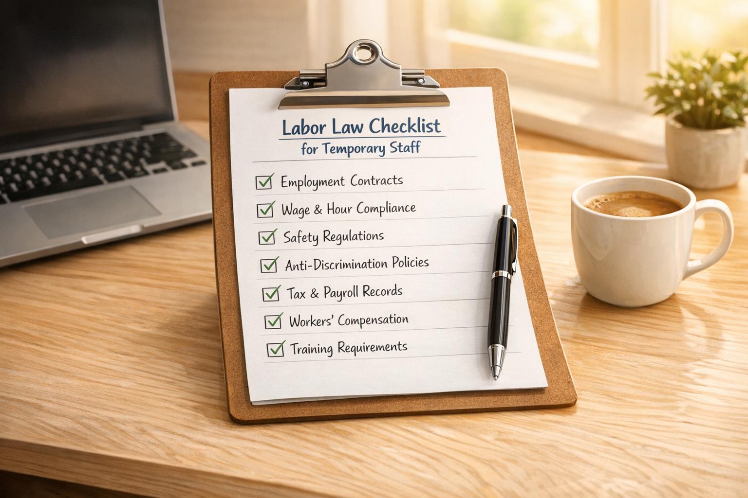 Labor Law Checklist for Temporary Staff