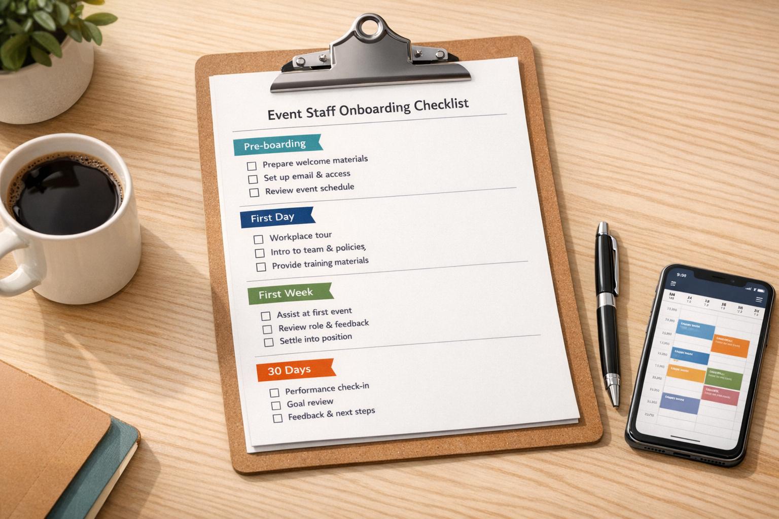 Checklist Templates for Event Staff Onboarding