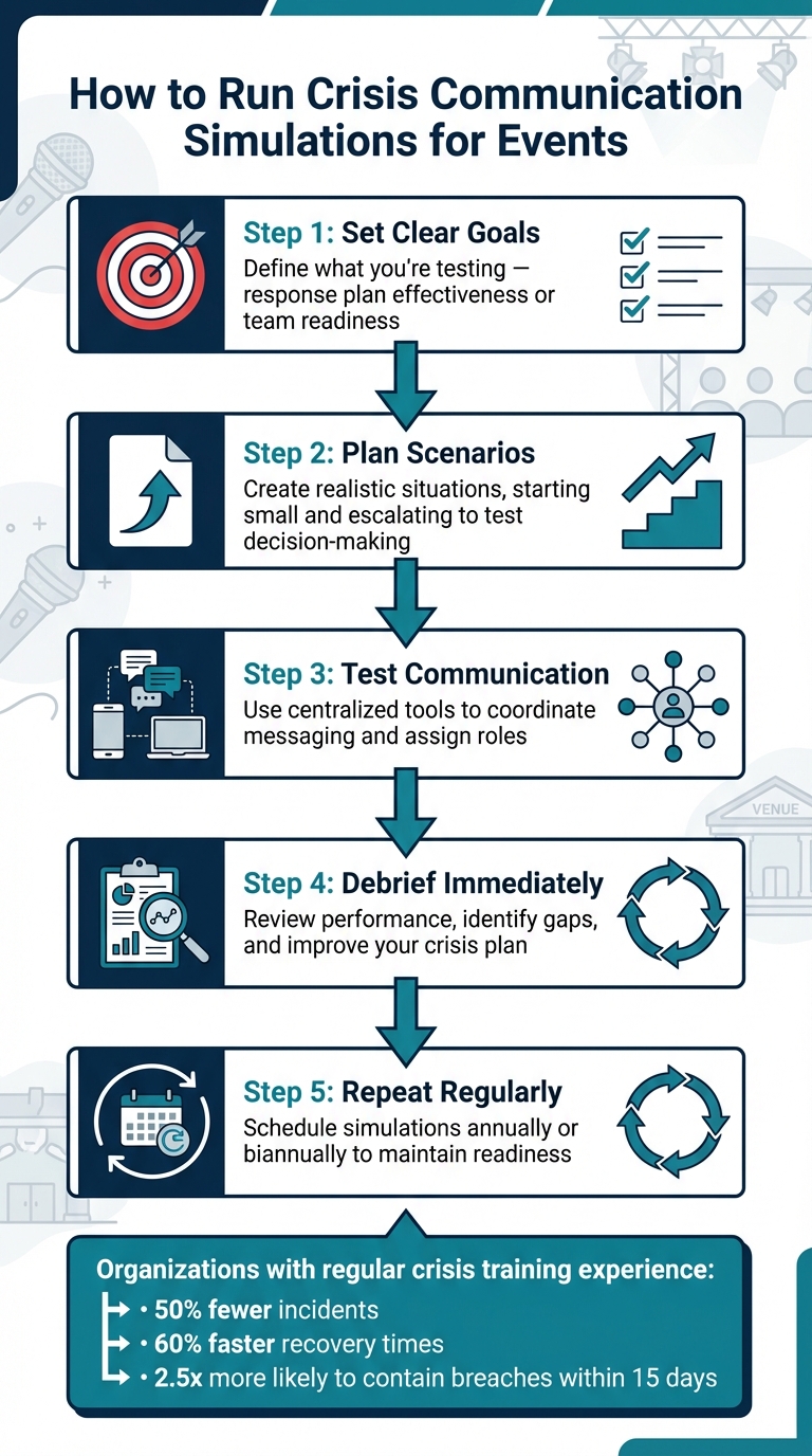 5 Key Steps to Run Effective Crisis Communication Simulations for Events