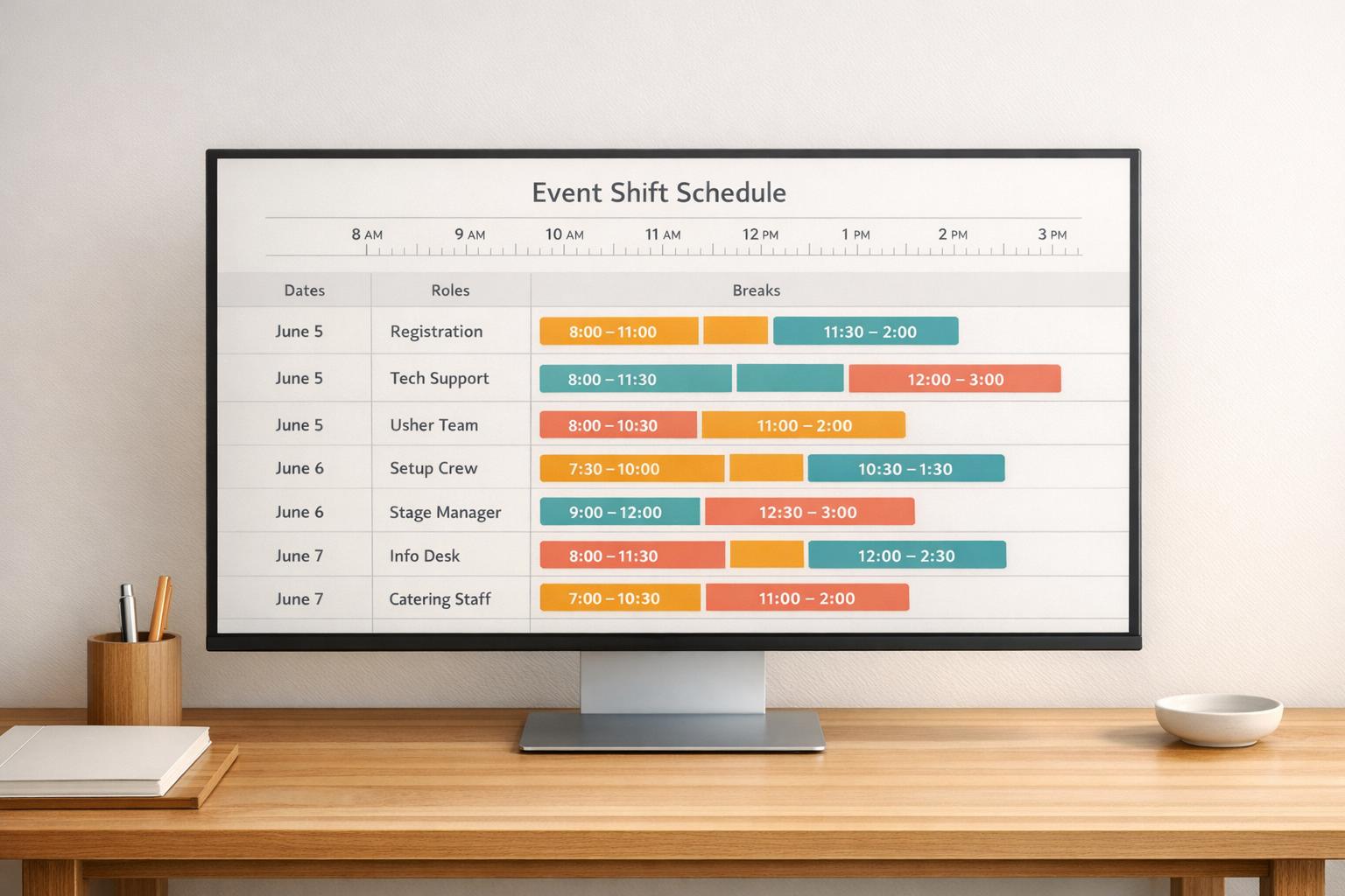 Event Staff Scheduling 
