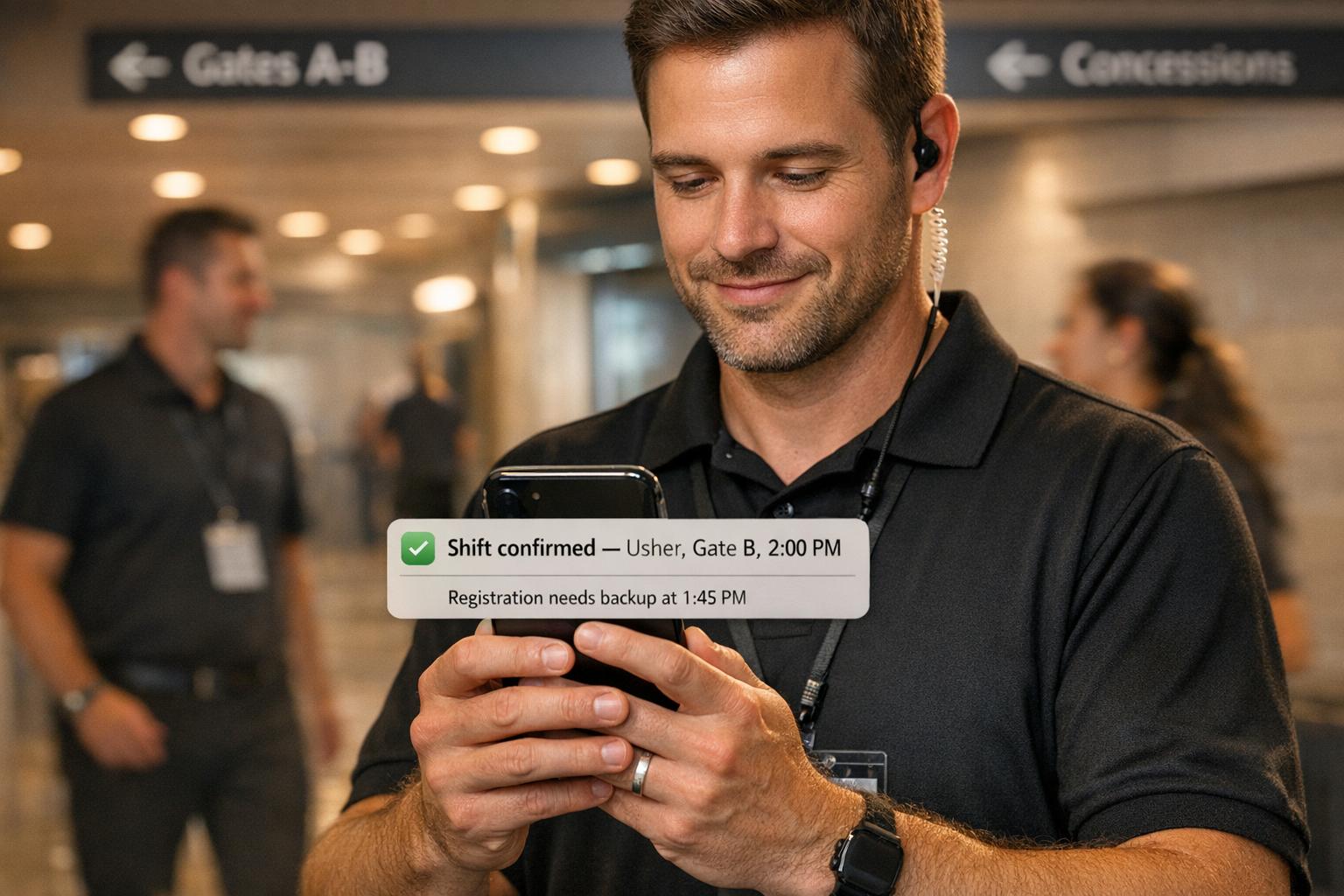 Event Staff Scheduling 