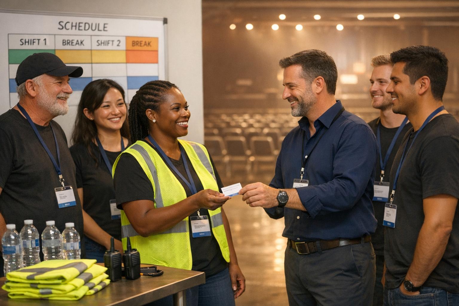 Event Staff Scheduling 