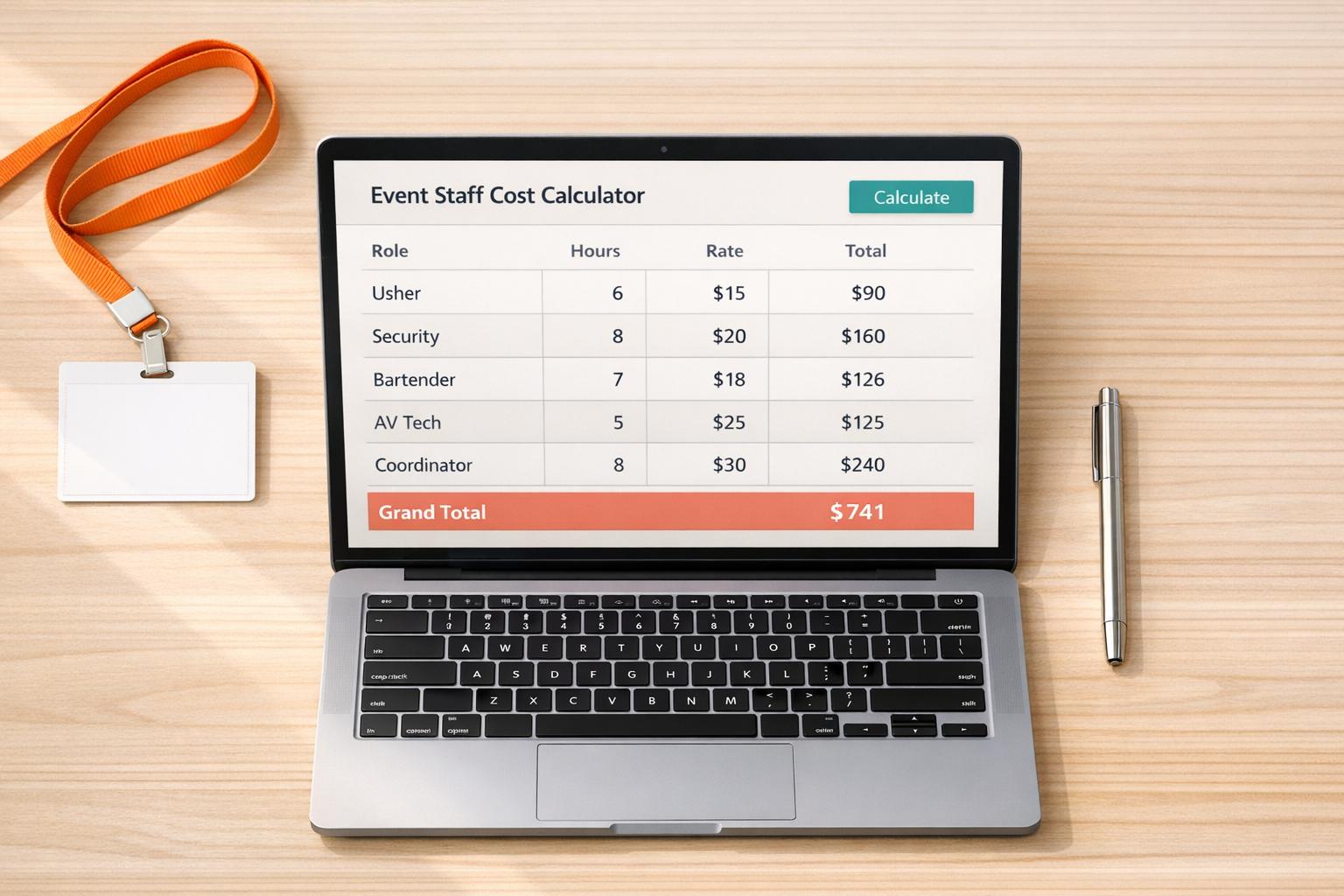 Event Staff Scheduling 