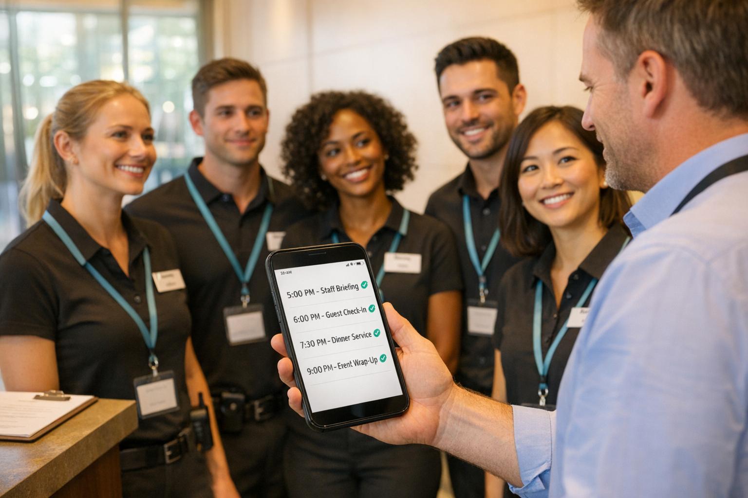Event Staff Scheduling 