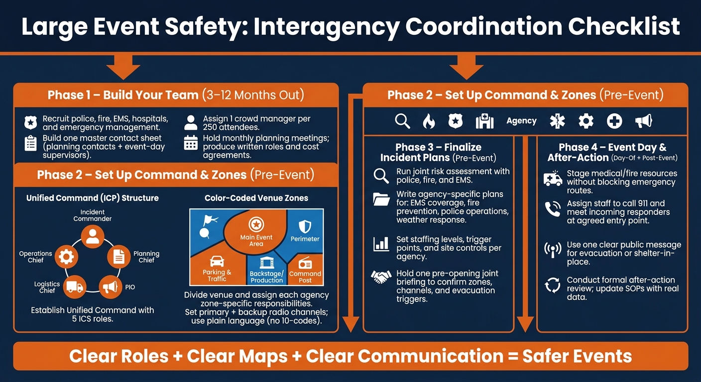 Large Event Safety: Interagency Coordination Checklist