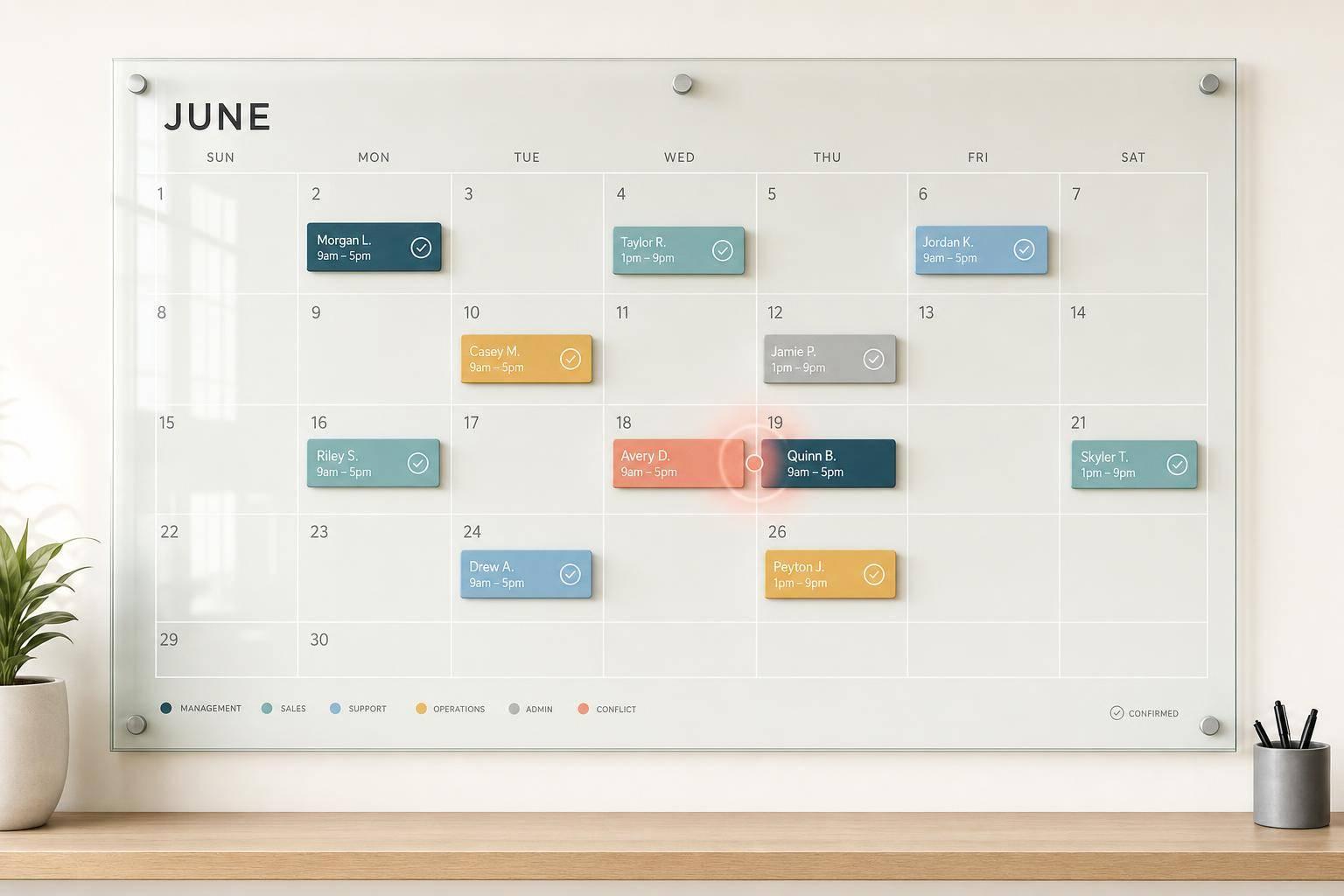Event Staff Scheduling 