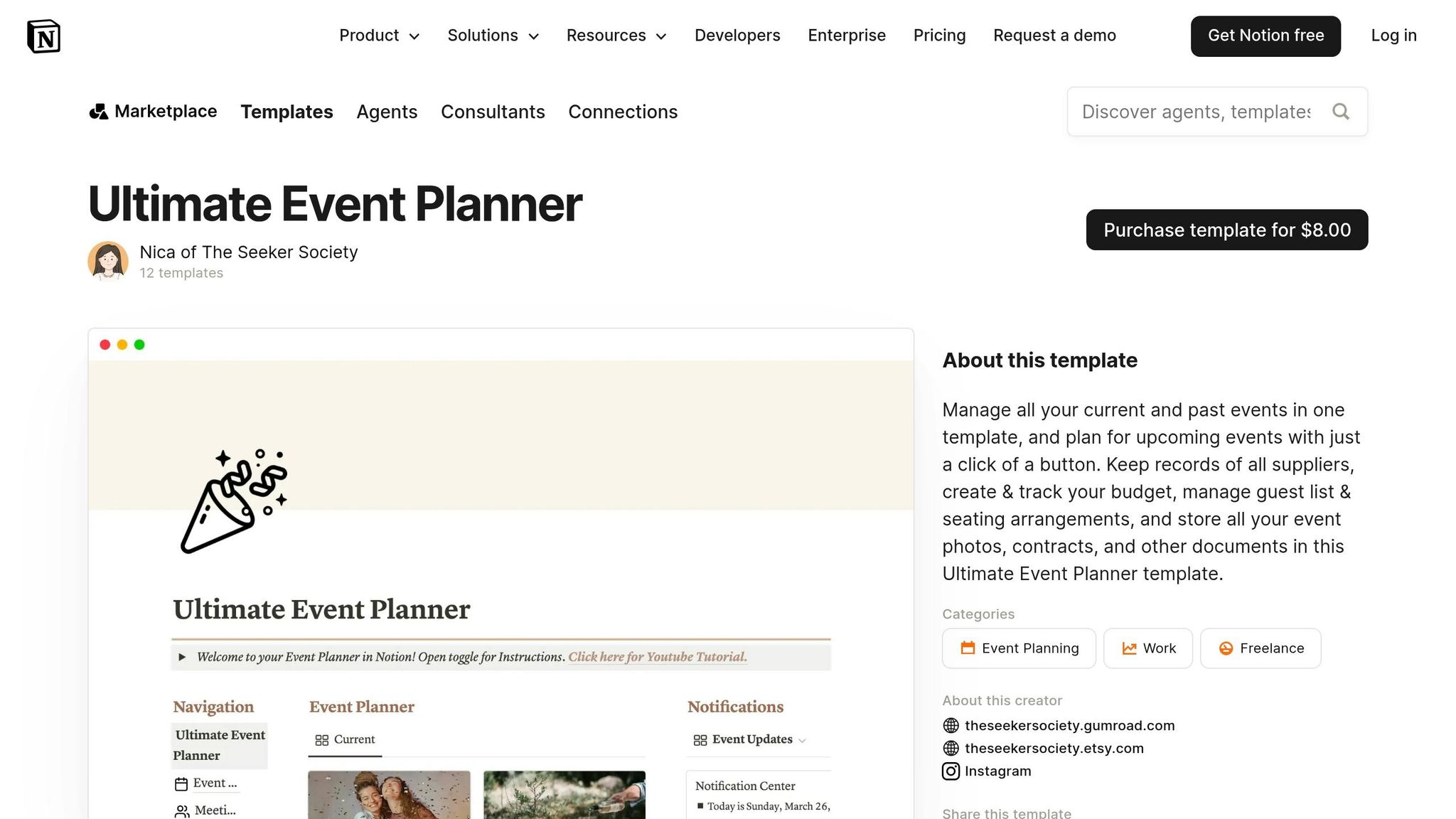 Ultimate Event Planner Template