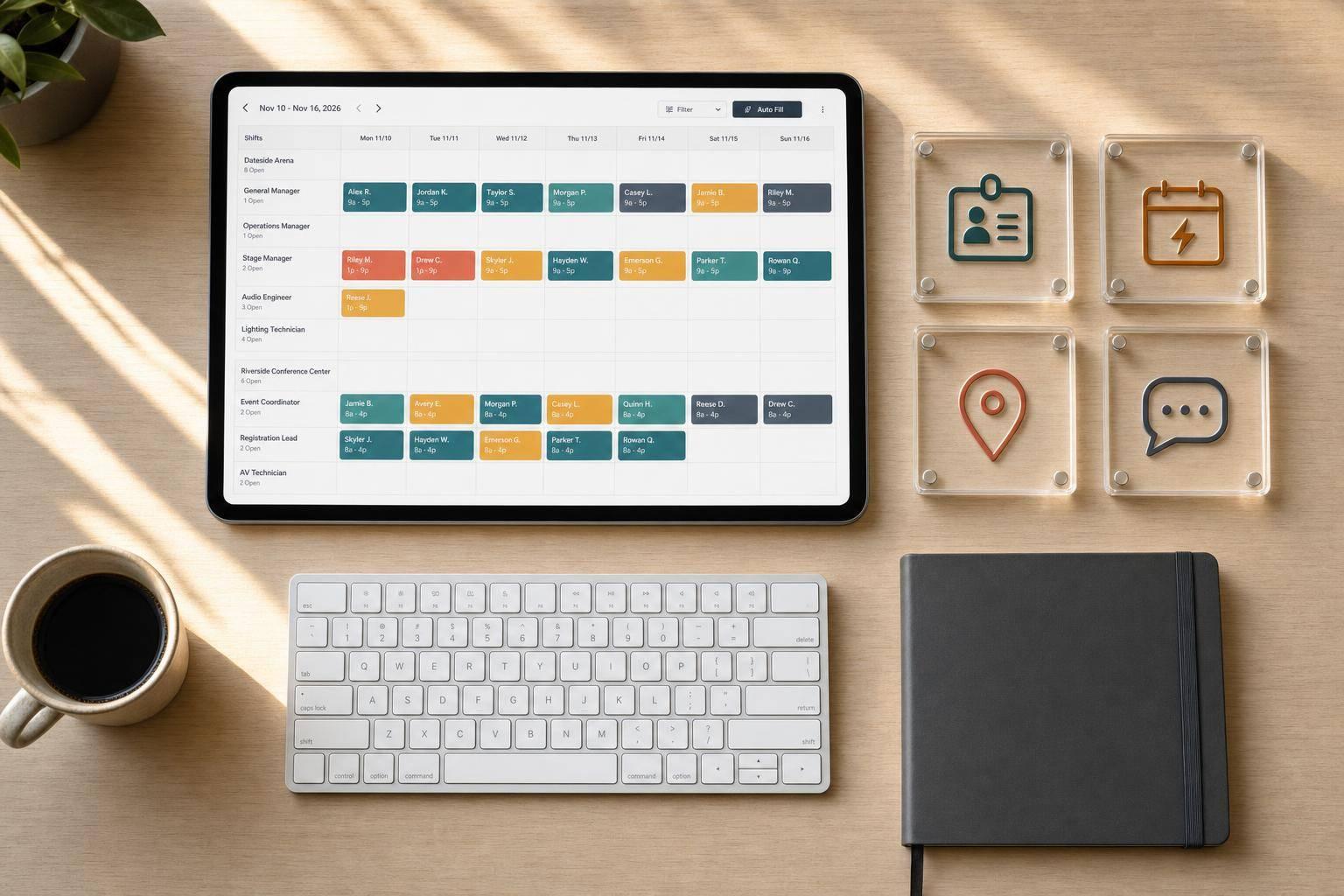Event Staff Scheduling 