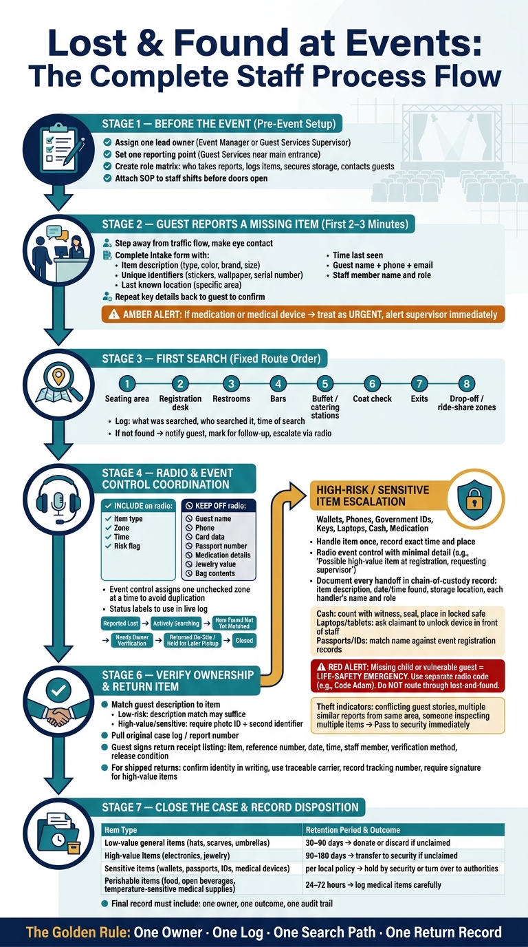 Lost & Found at Events: The Complete Staff Process Flow