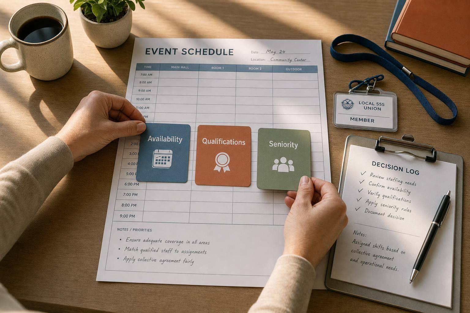 Event Staff Scheduling 