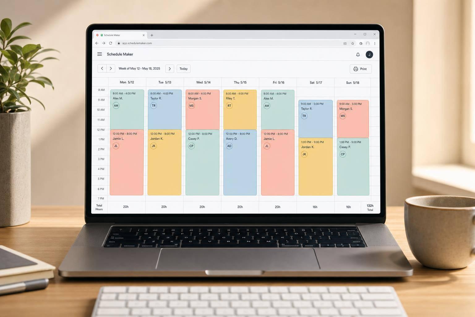 Event Staff Scheduling 