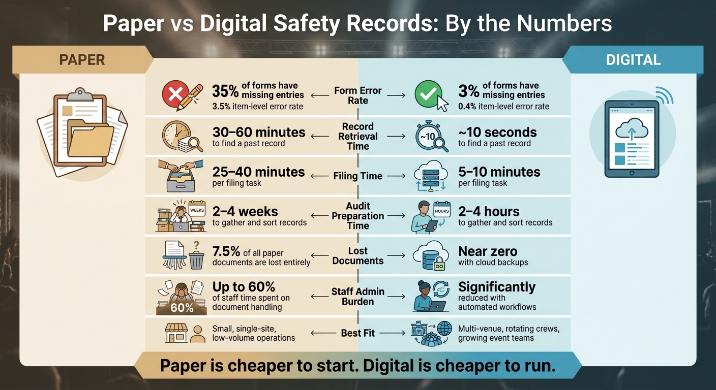 Paper vs Digital Safety Records: Key Stats & Performance Comparison