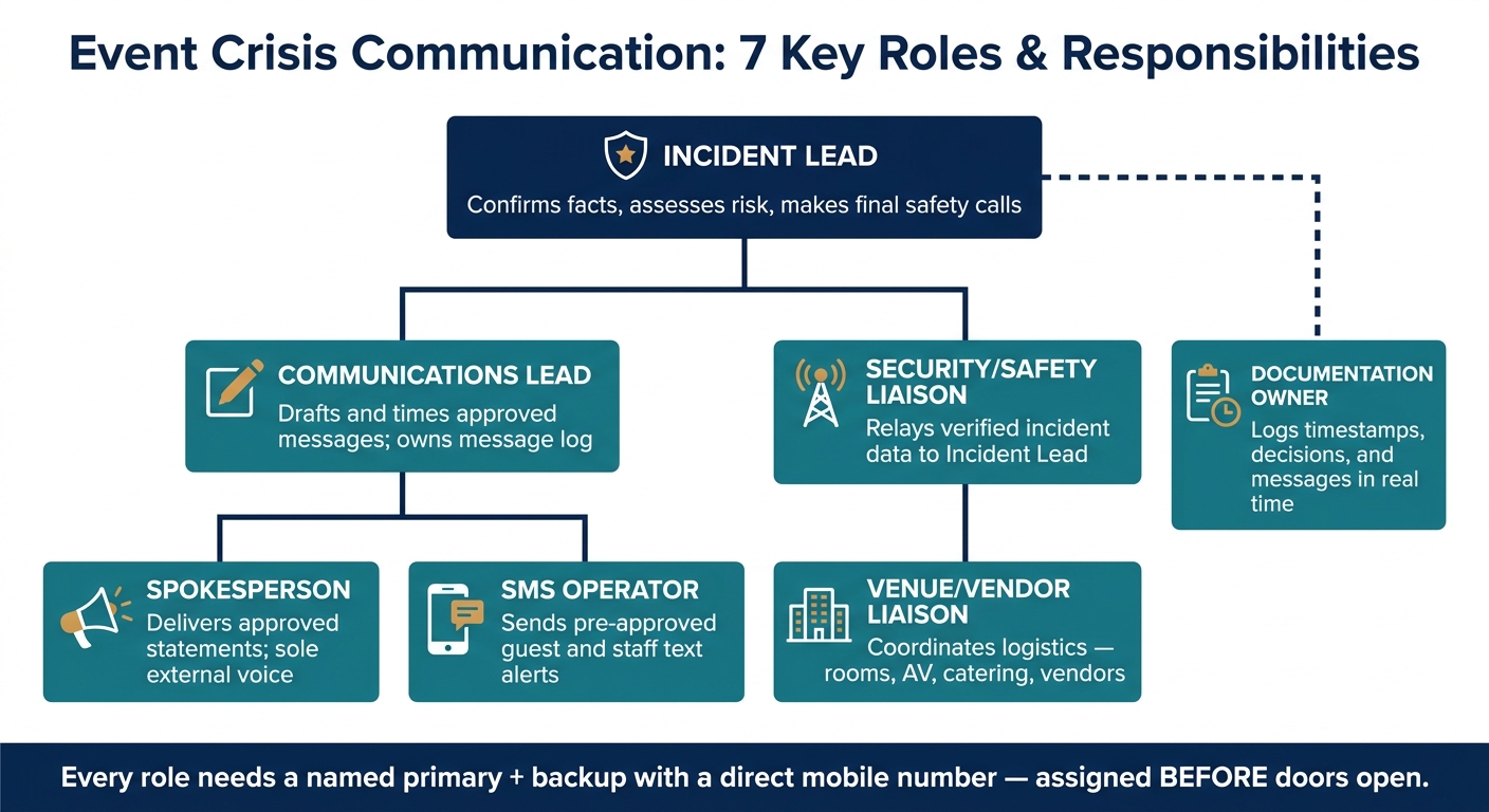 Event Crisis Communication: 7 Key Roles & Responsibilities
