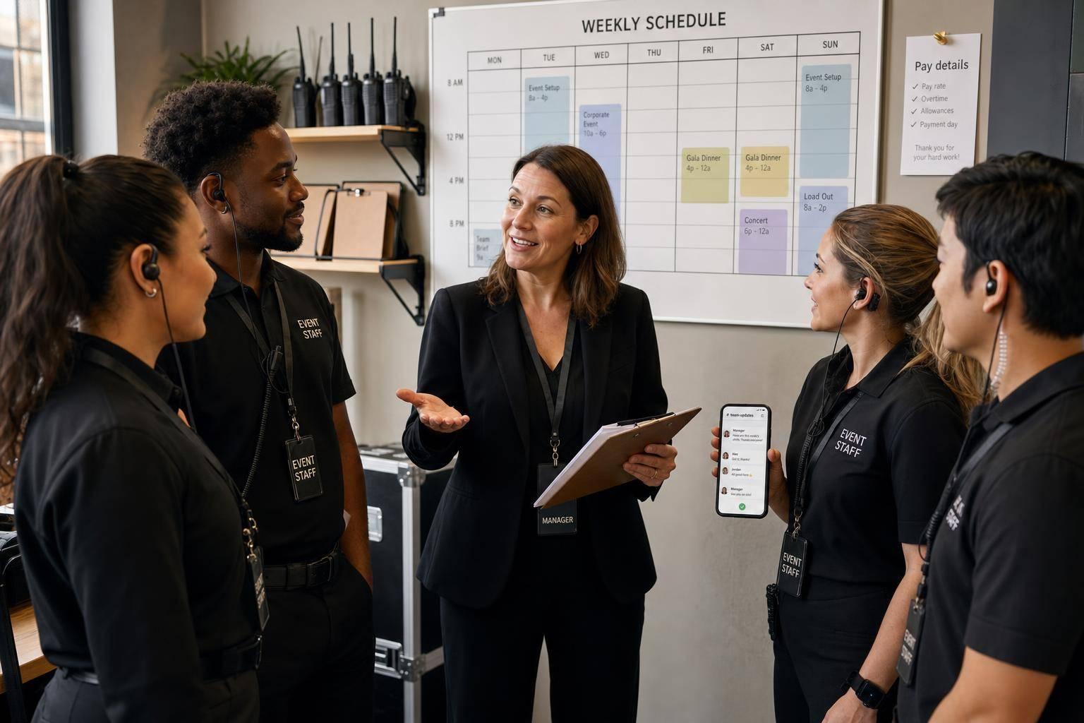Event Staff Scheduling 
