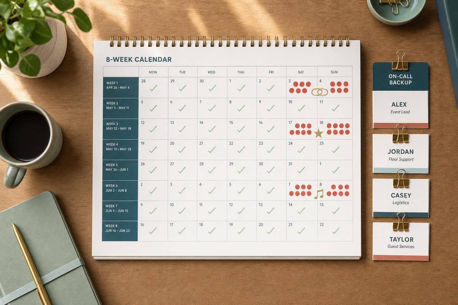 Event Staff Scheduling 