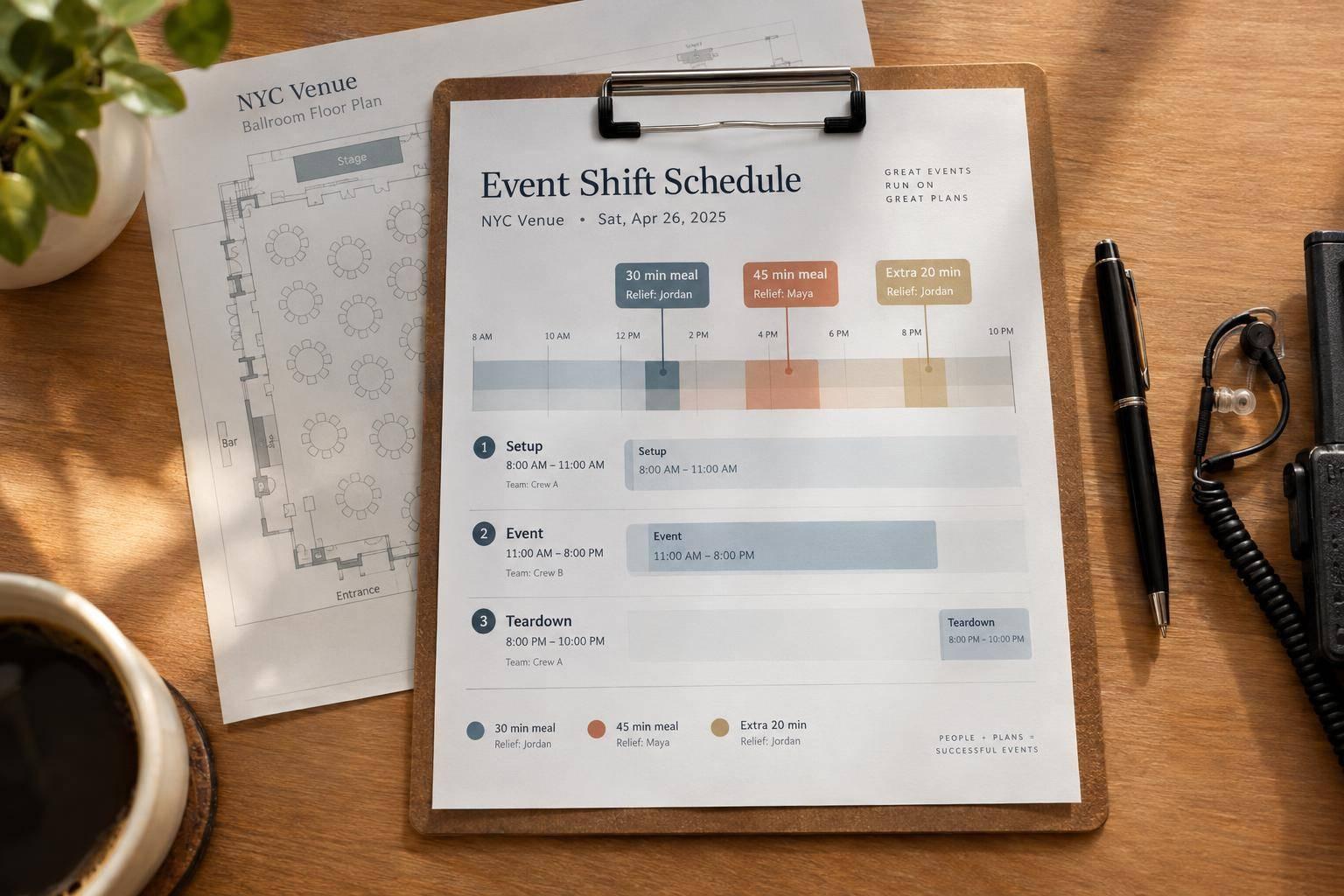 Event Staff Scheduling 
