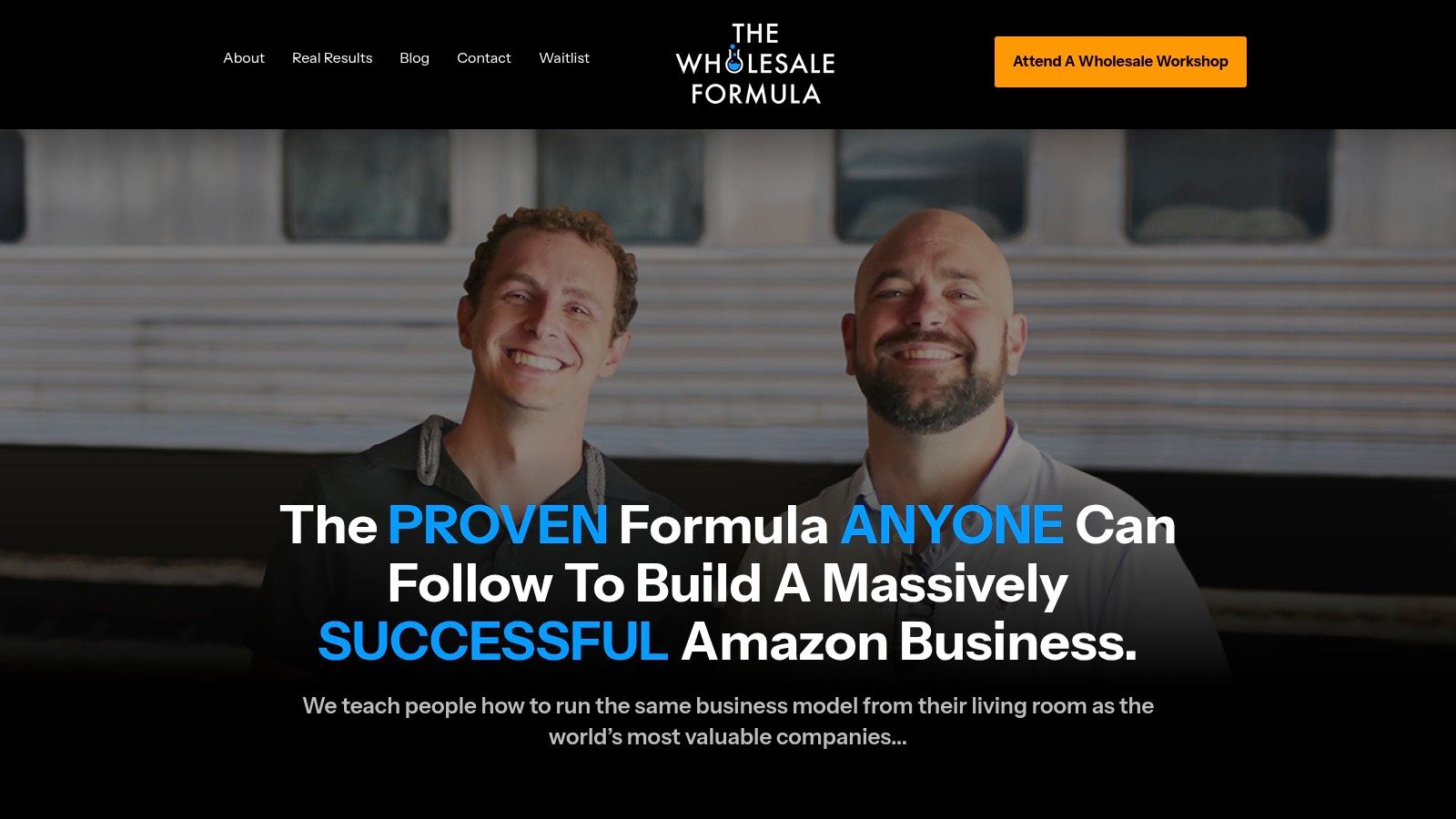 The Wholesale Formula