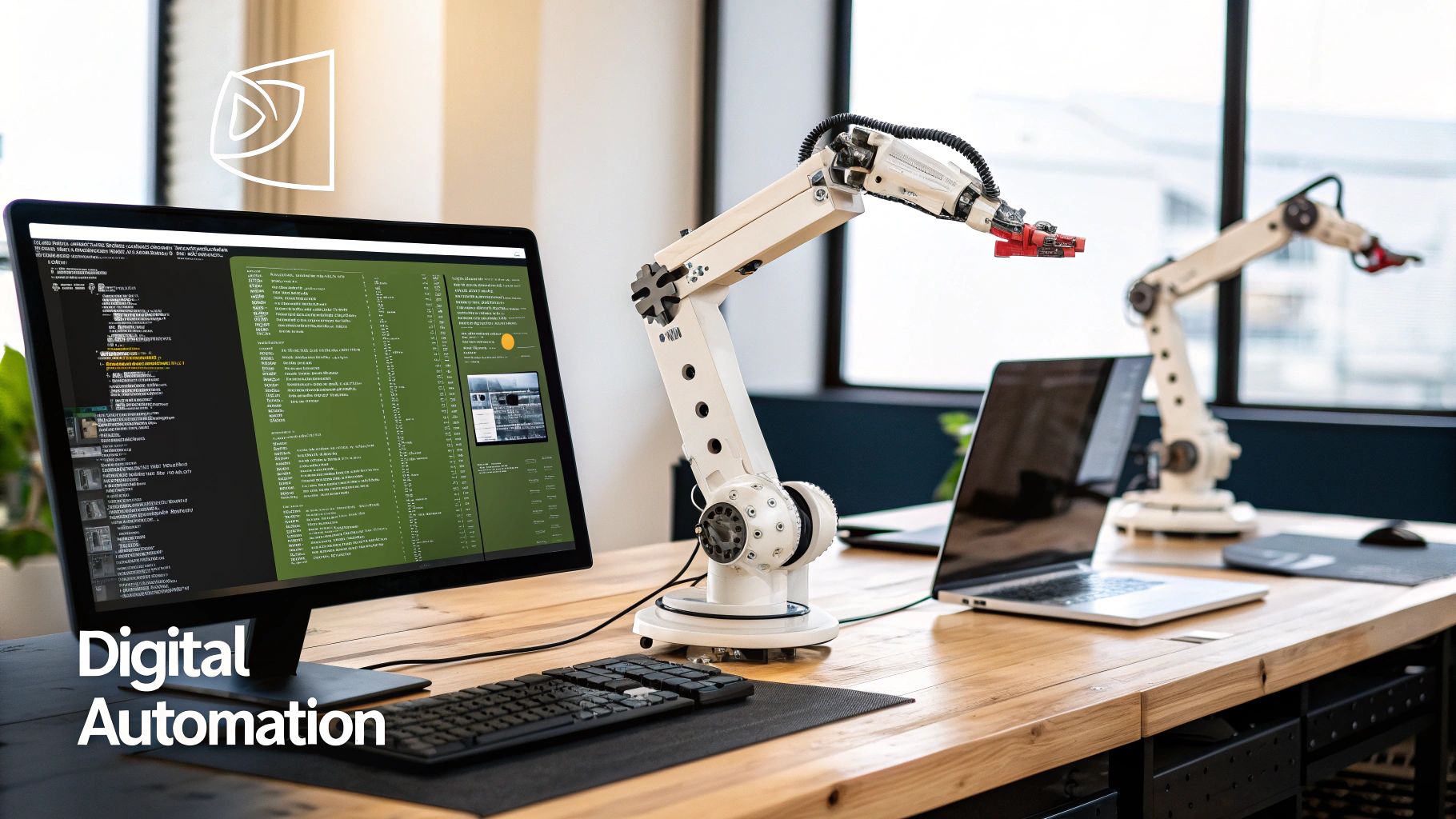 Infographic showcasing the benefits and steps of Process Automation and Digital Transformation