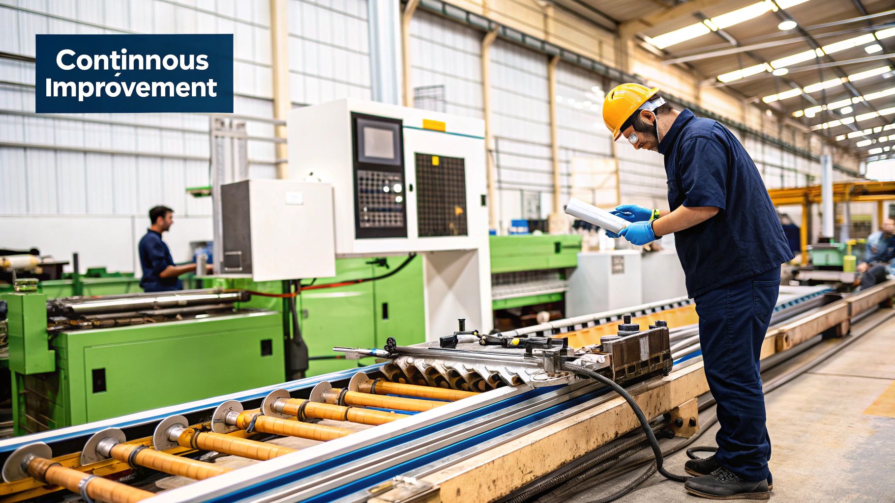 Infographic explaining Kaizen principles