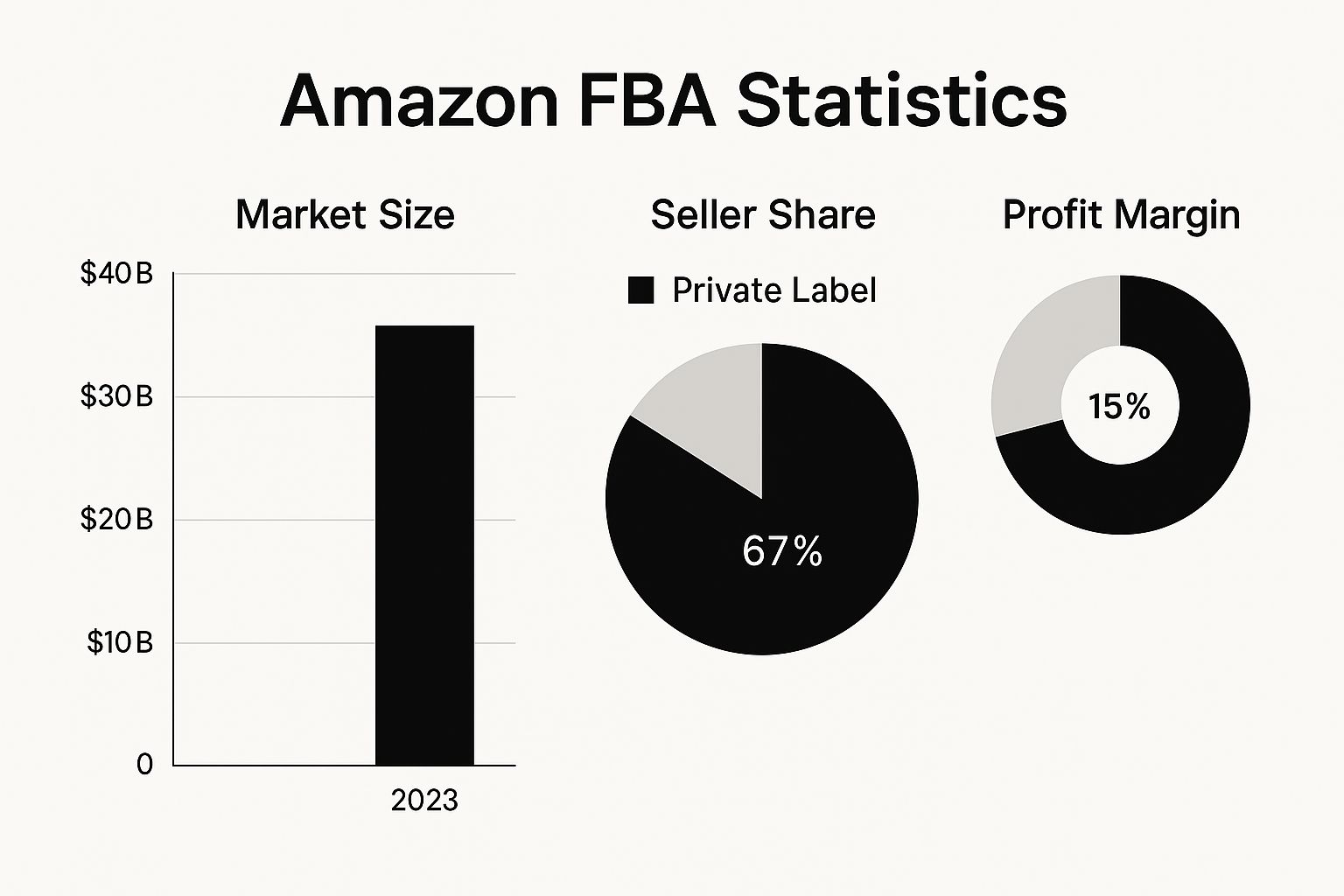 Infographic about private label on amazon fba