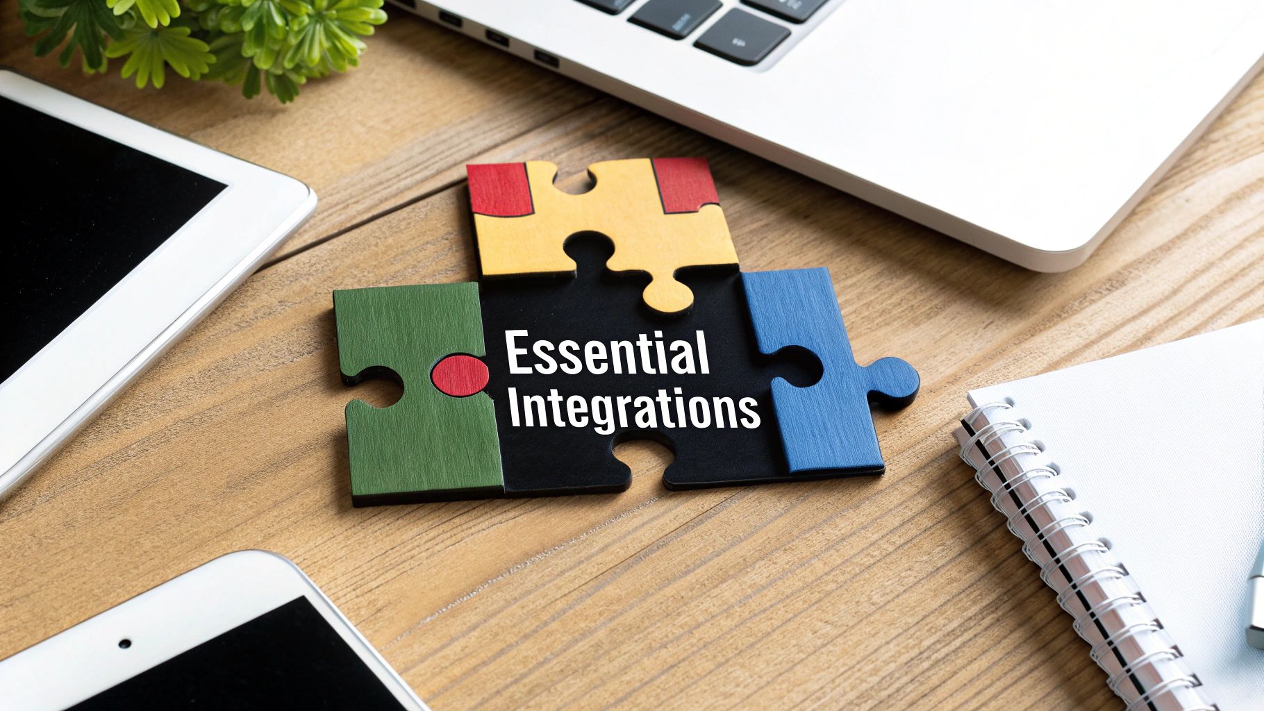An image showing logos of different software platforms like Shopify, Xero, and ShipStation connected to a central inventory management hub.