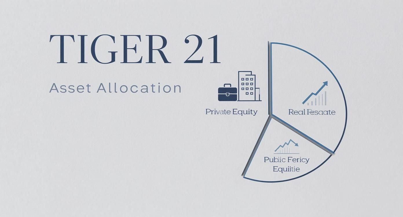 Infographic about tiger 21 members