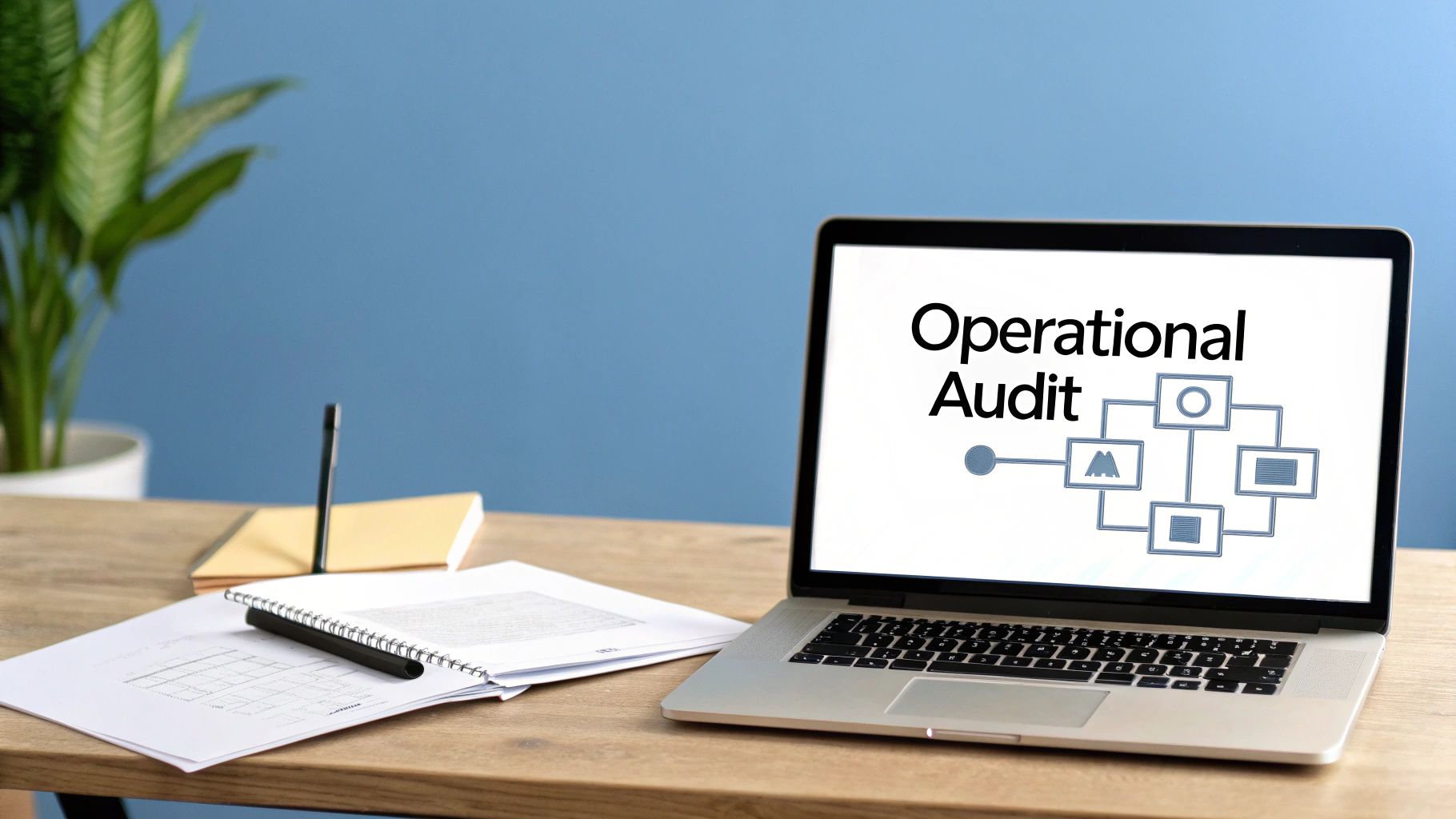 Person using a laptop to automate their workflow