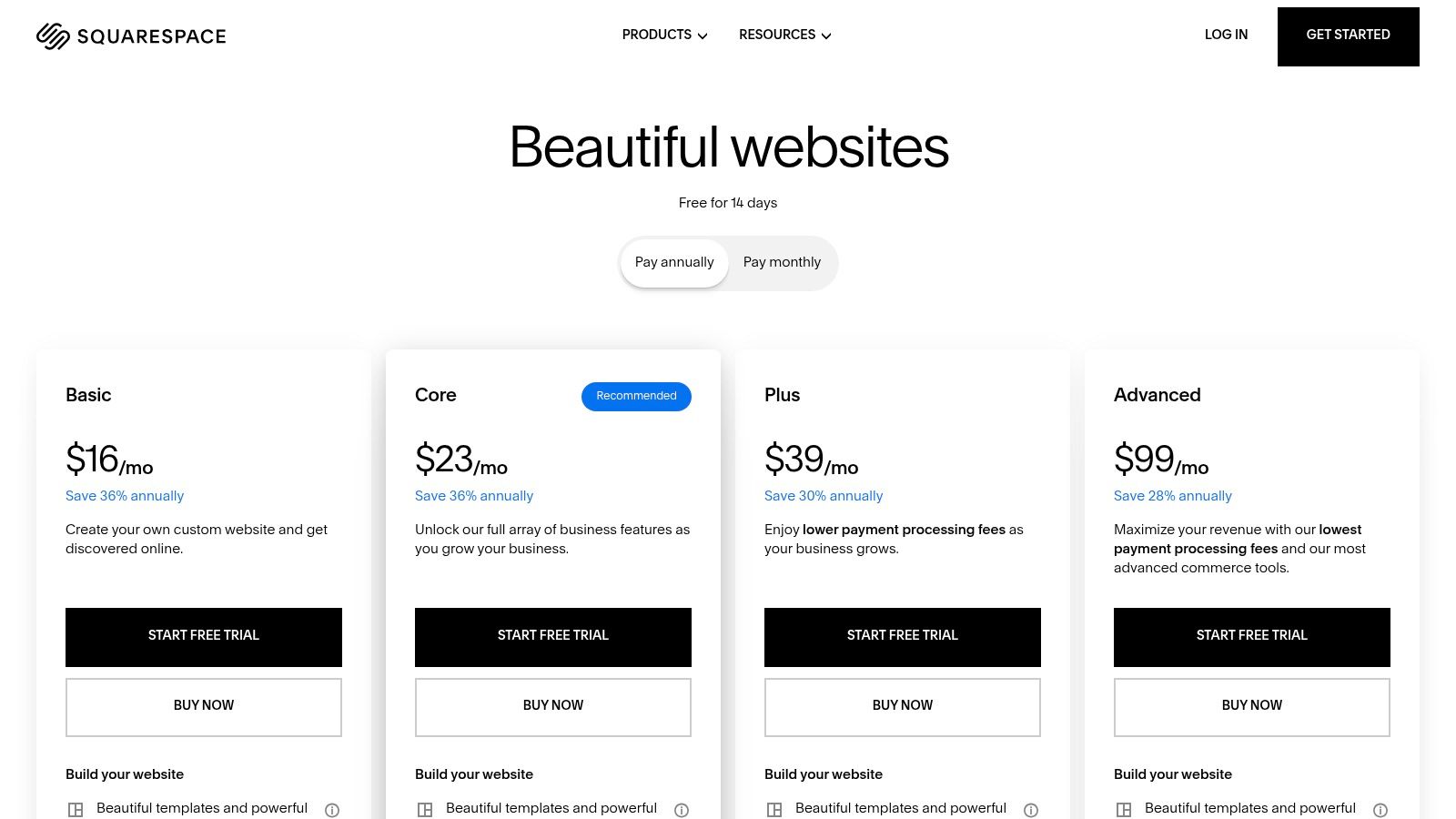 Squarespace (Commerce)