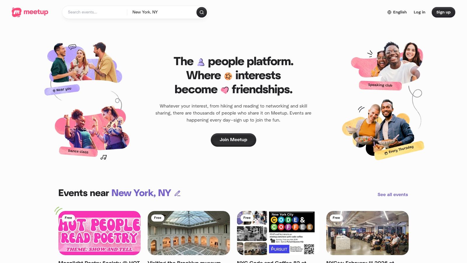 Meetup (Business & Entrepreneur Networking Groups)