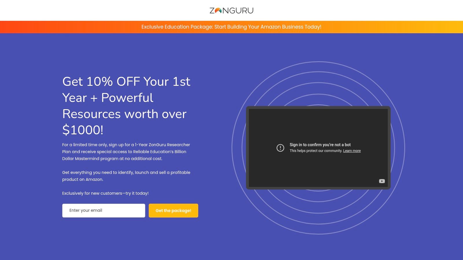 ZonGuru Education Bundle + Reliable Education access
