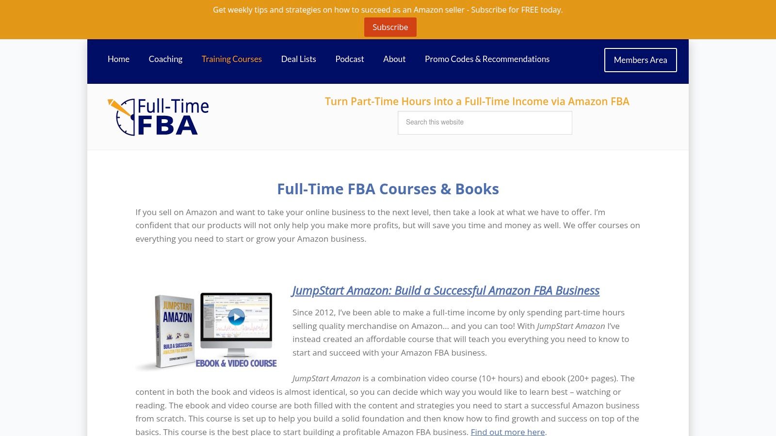 Full‑Time FBA (Stephen & Rebecca Smotherman)