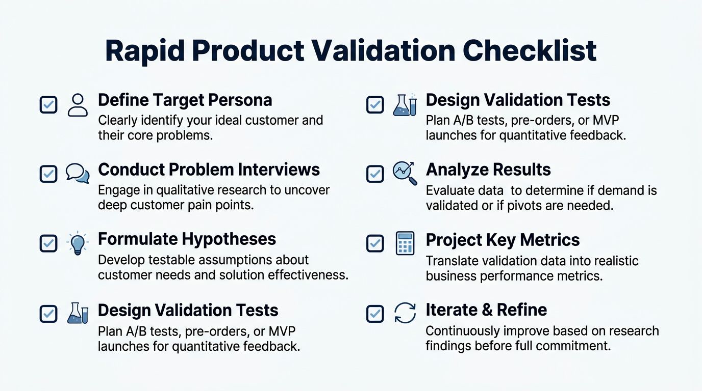 The Rapid Product Validation Playbook