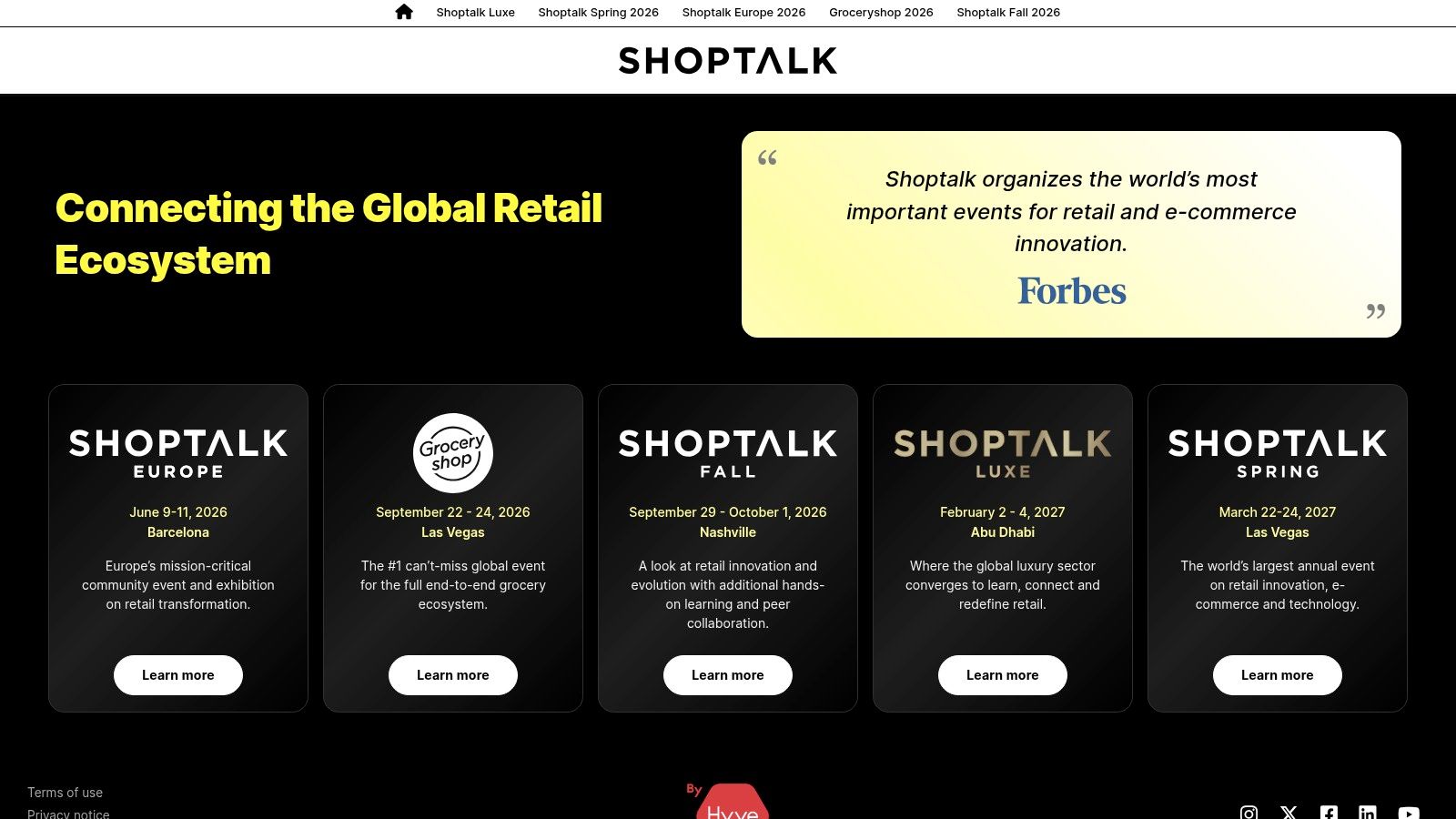 Shoptalk Spring 2026