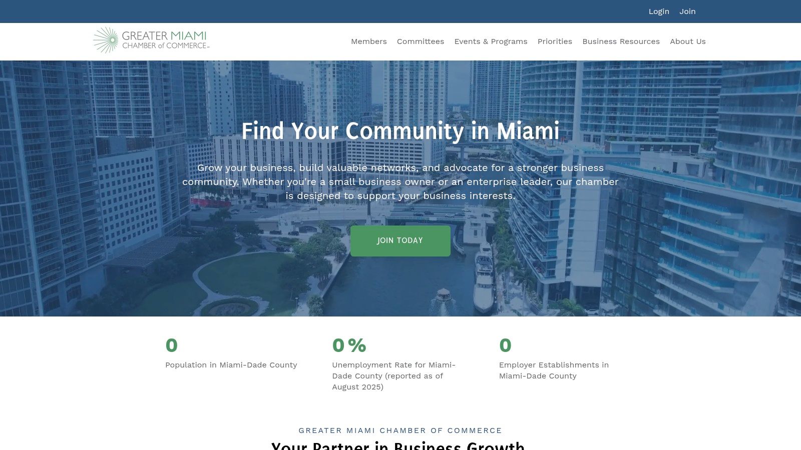 Greater Miami Chamber of Commerce (Chamber Connections + Summits)