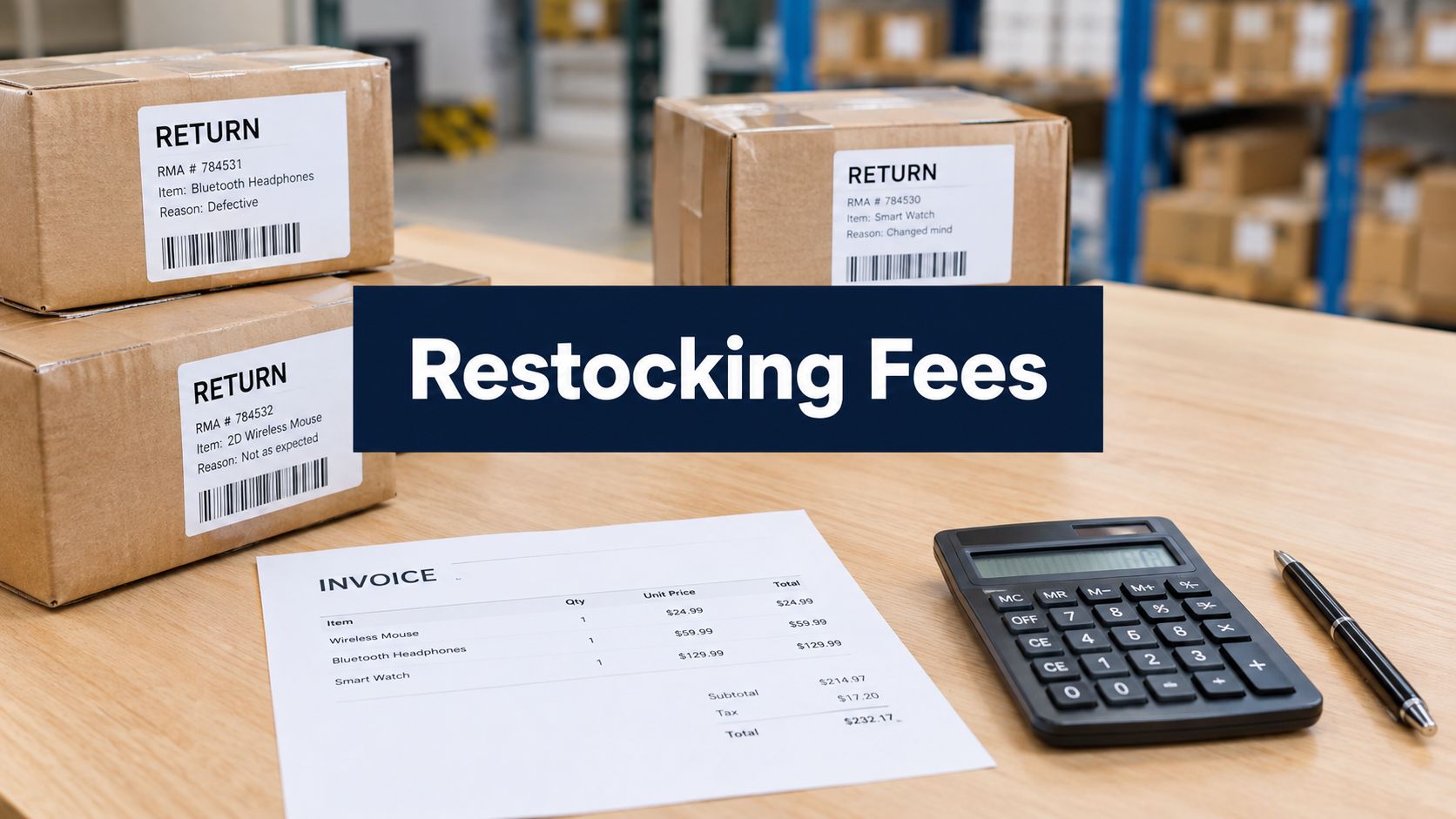 Amazon Restocking Fee Guide for 2026 Sellers