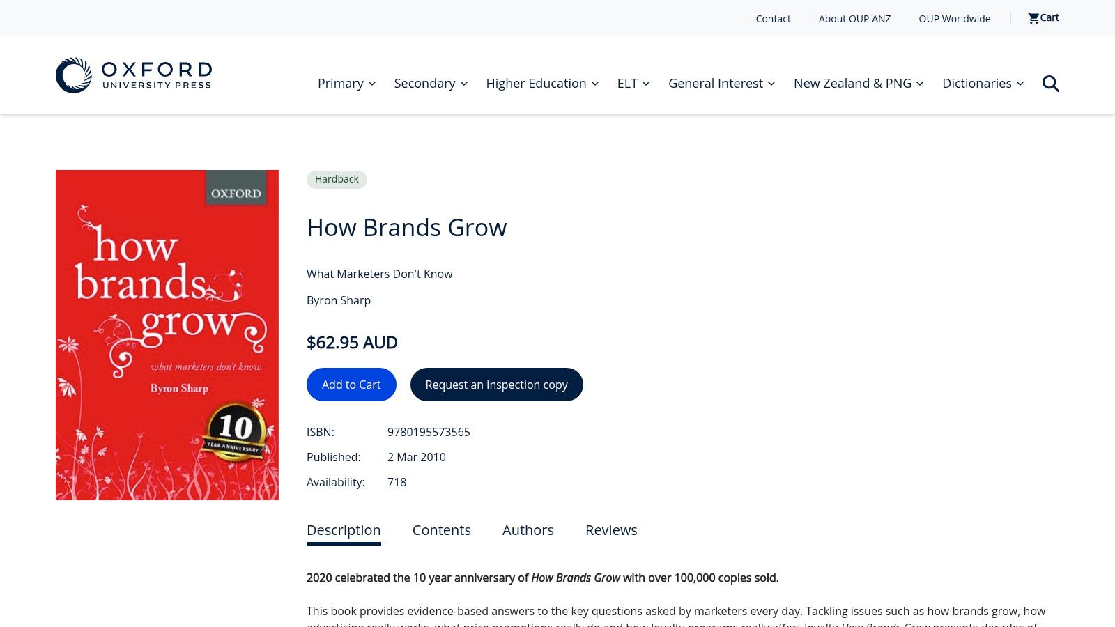 How Brands Grow What Marketers Don't Know by Byron Sharp