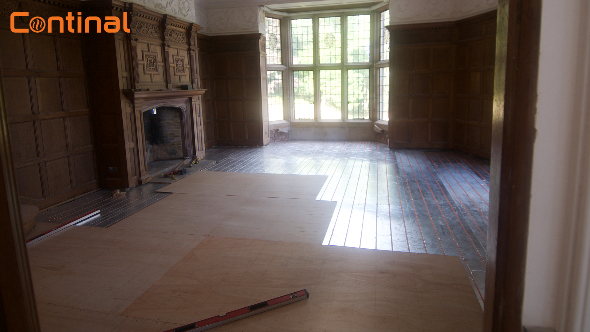Room installation progress 4