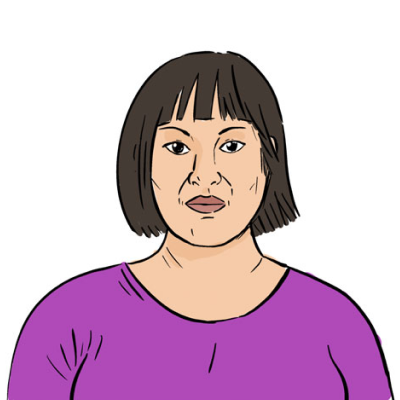 An illustration of Amy's profile