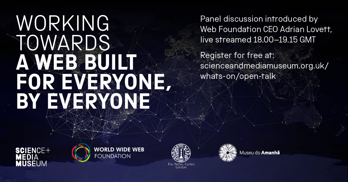 Flyer for launch event