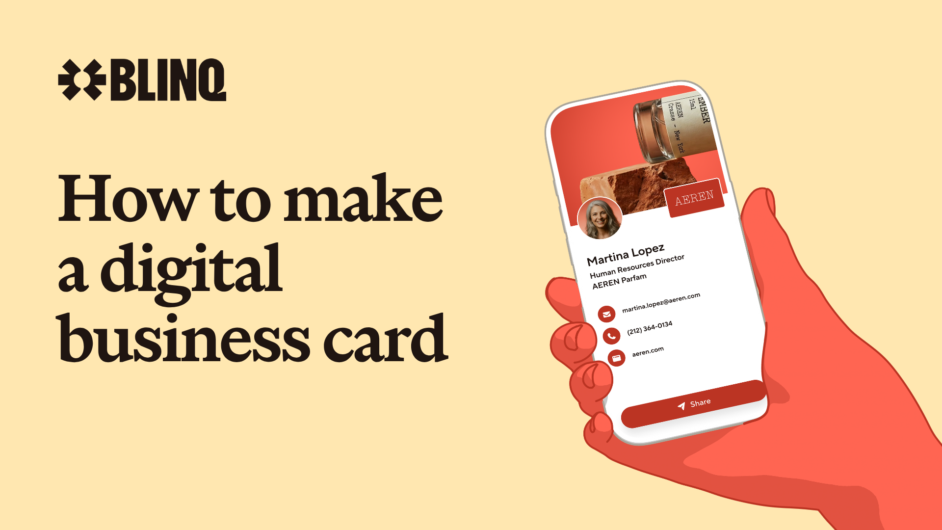 How to make a digital business card