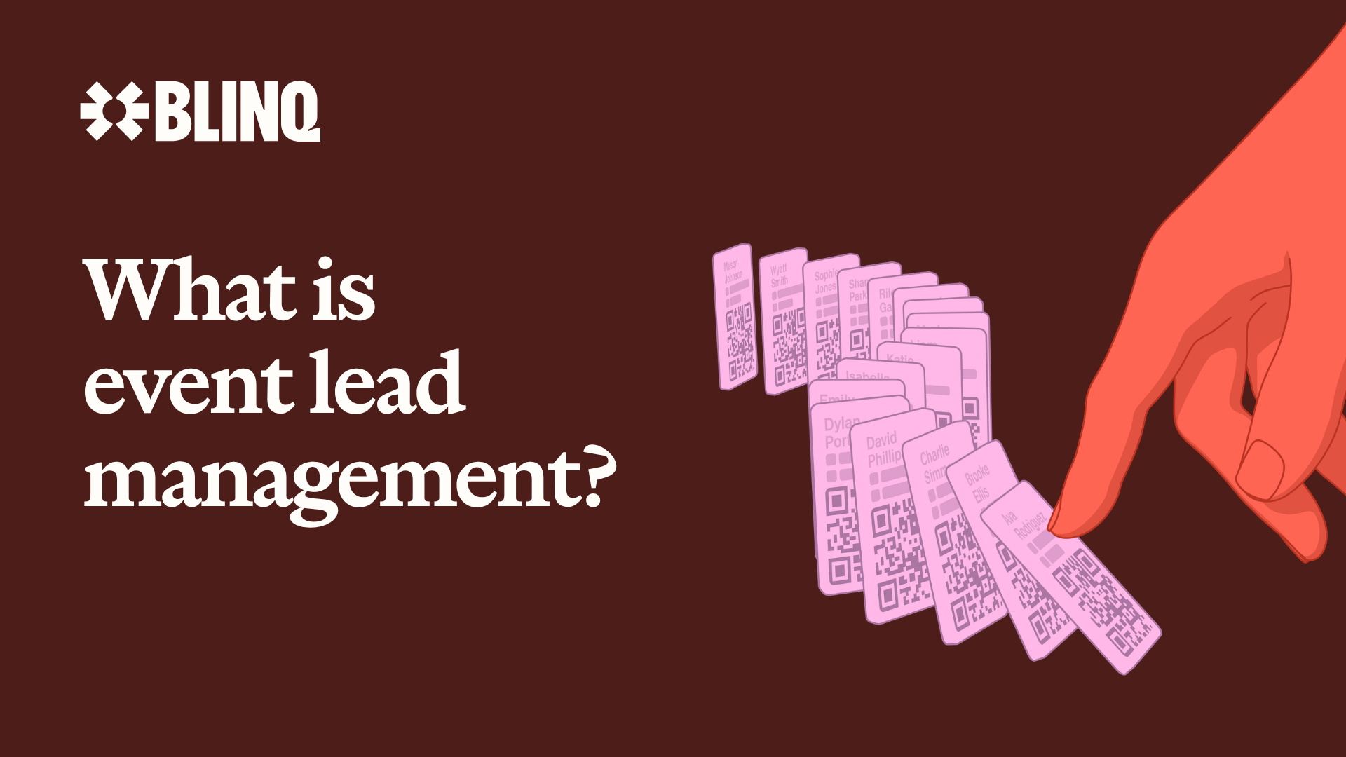 What is event lead management?