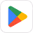 Google Play Store multicolored triangular play button icon.