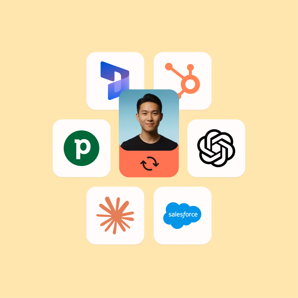 Team-wide Blinq email signatures generated automatically from directory data, each linked to a digital business card