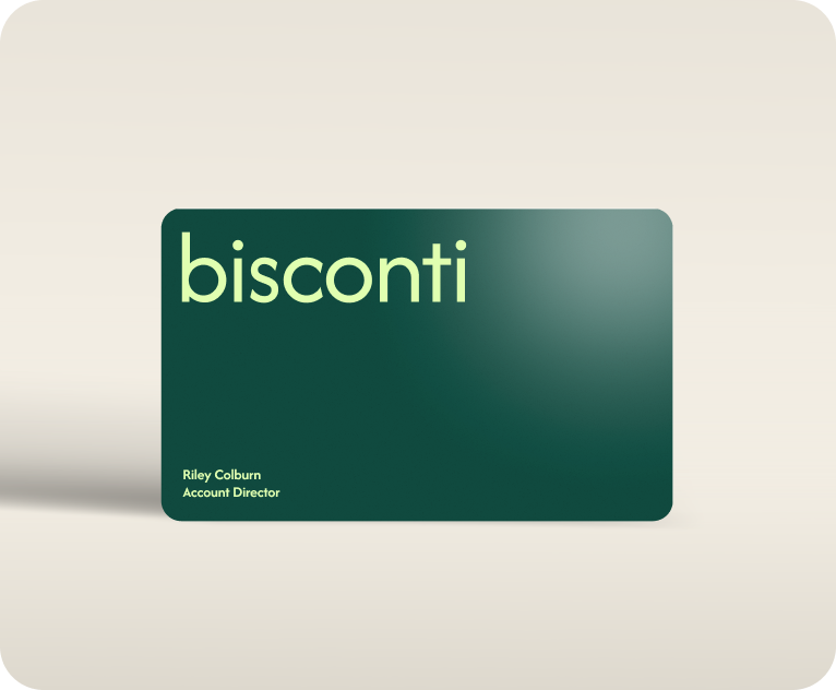 Green Bisconti custom Classic NFC card