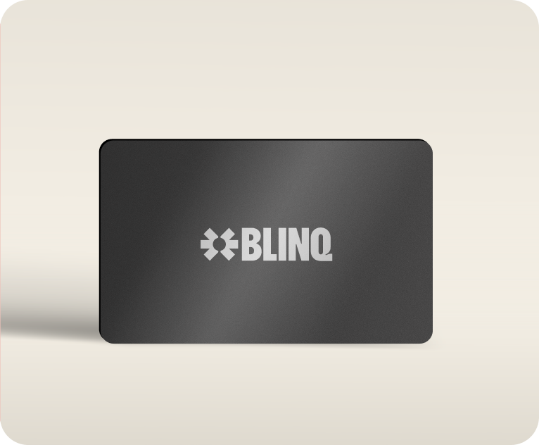 Black Blinq Metal NFC card